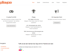 Tablet Screenshot of playzo.de